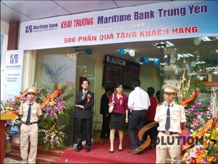 Khai trương Maritime Bank thu hút được rất nhiều quan khách